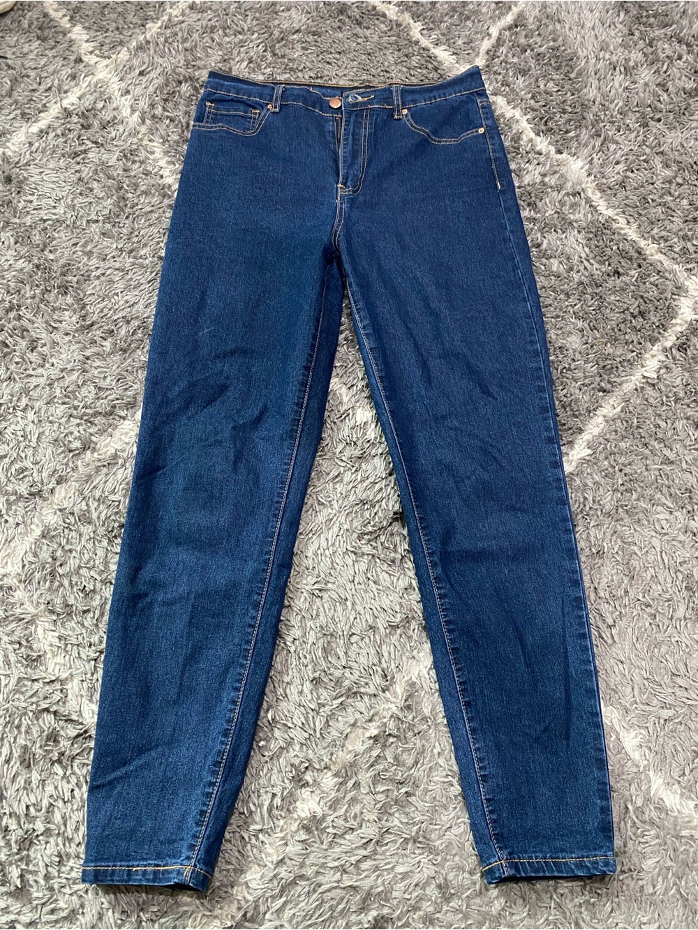 Forever 21 Dark Blue Skinny Jeans